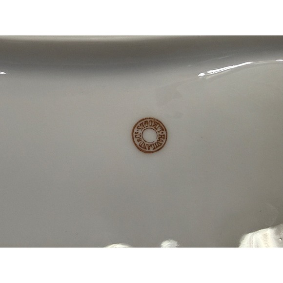 Antique Haviland & Co Limoges White Gold Gilt Porcelain Covered Vegetable Tureen - Picture 7 of 13